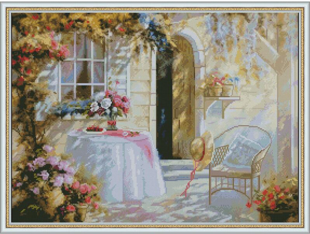 Counted Cross Stitch Kit Sunny morning DIY
