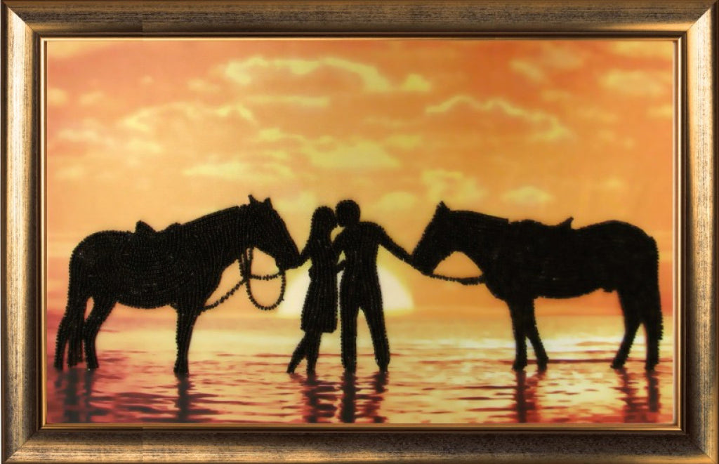 Kit de broderie de perles Chevaux DIY