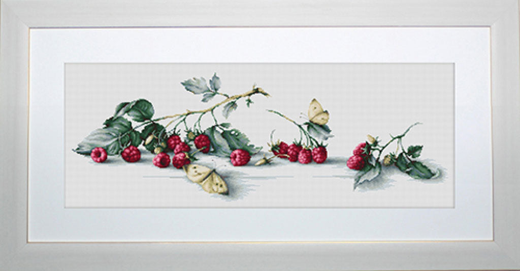 Counted Cross stitch kit Raspberry DIY Luca-S