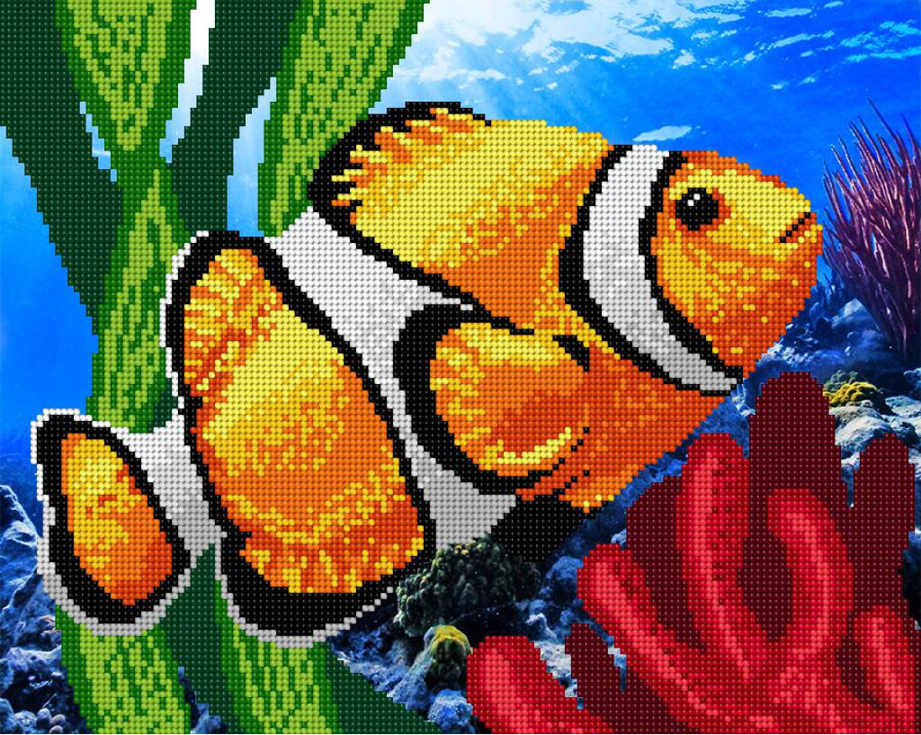 Kit de broderie de perles Poisson DIY