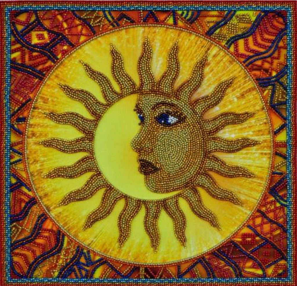 Bead Embroidery Kit Rhythms of the sun DIY