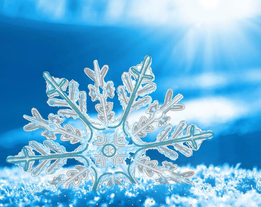 Kit de broderie de perles Flocon de neige DIY