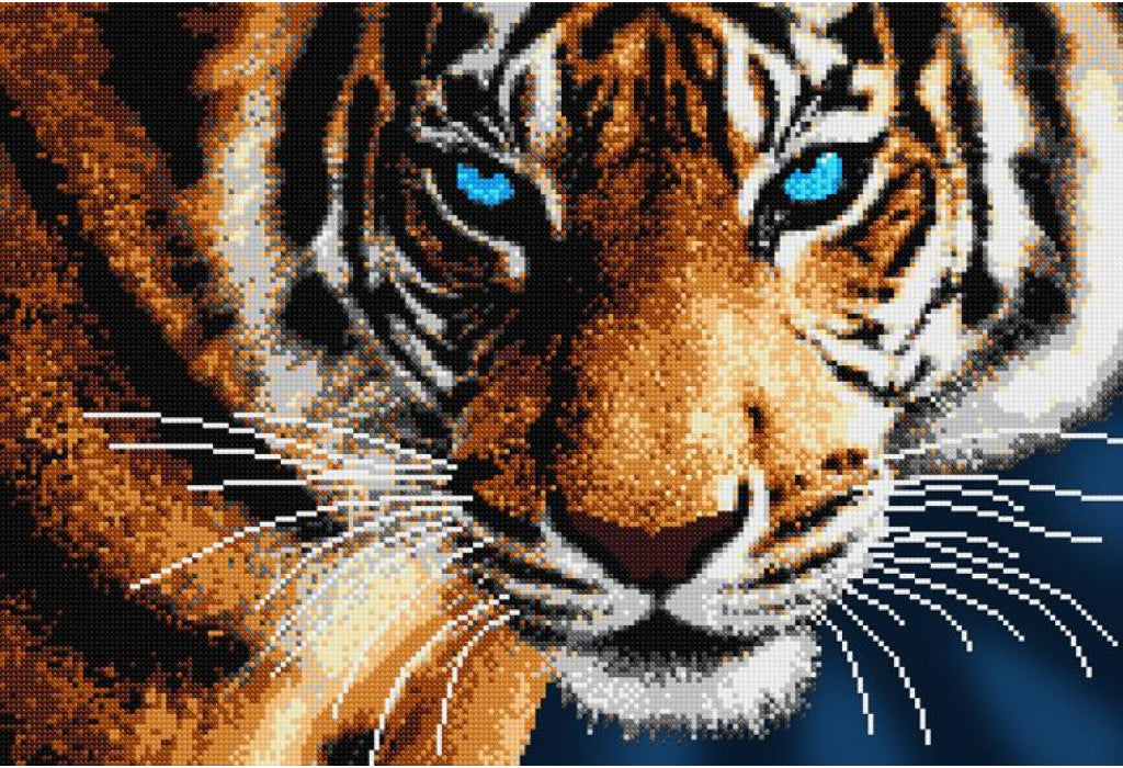 Kit de broderie de perles Tigre DIY