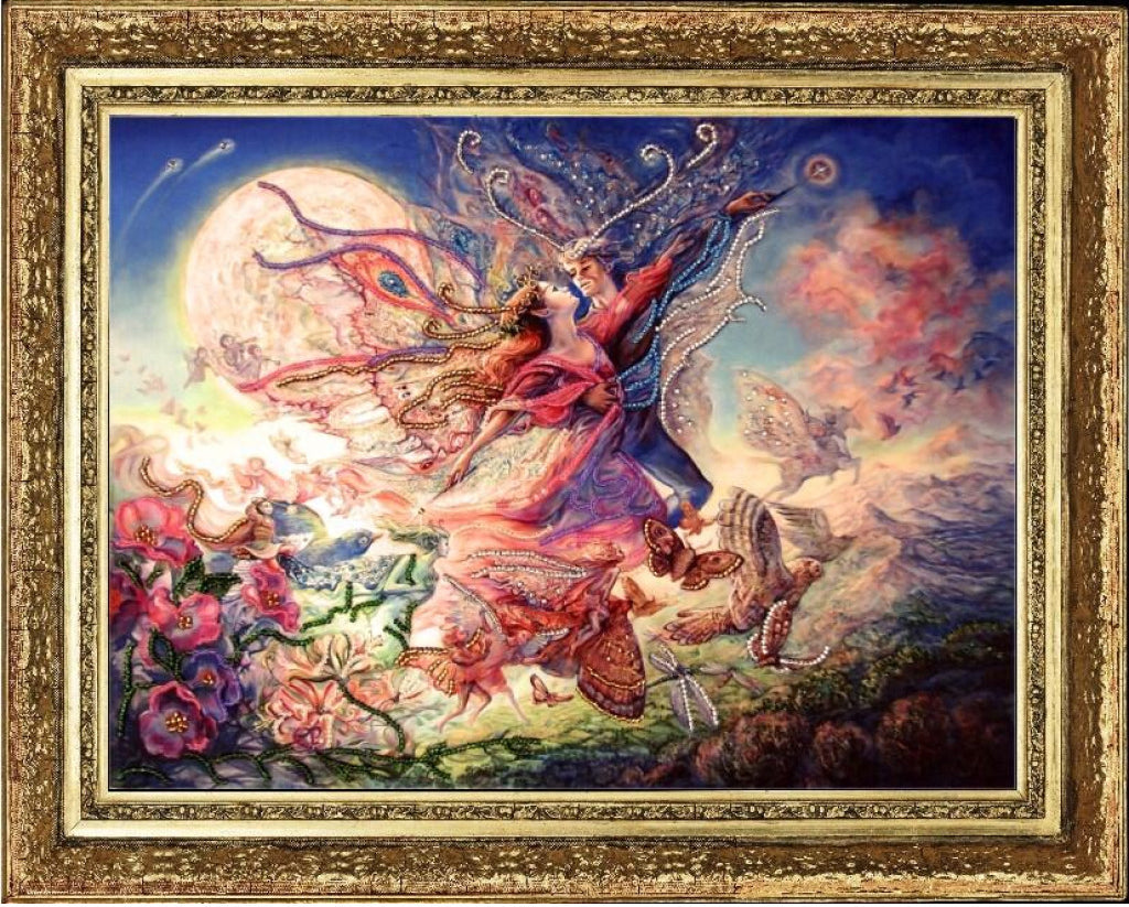 Bead Embroidery Kit Titania and Oberon DIY