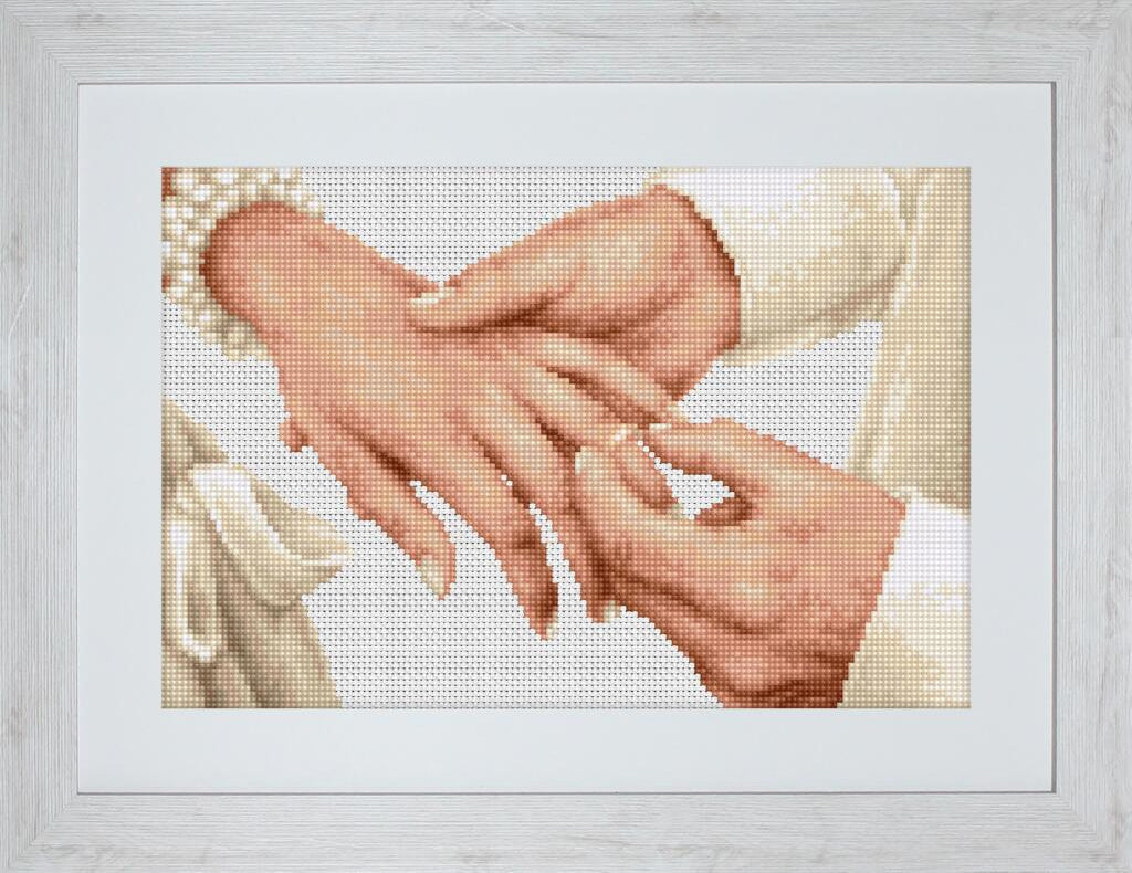Counted Cross stitch kit Wedding DIY Luca-S