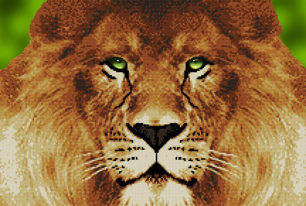 Kit de broderie de perles Lion DIY