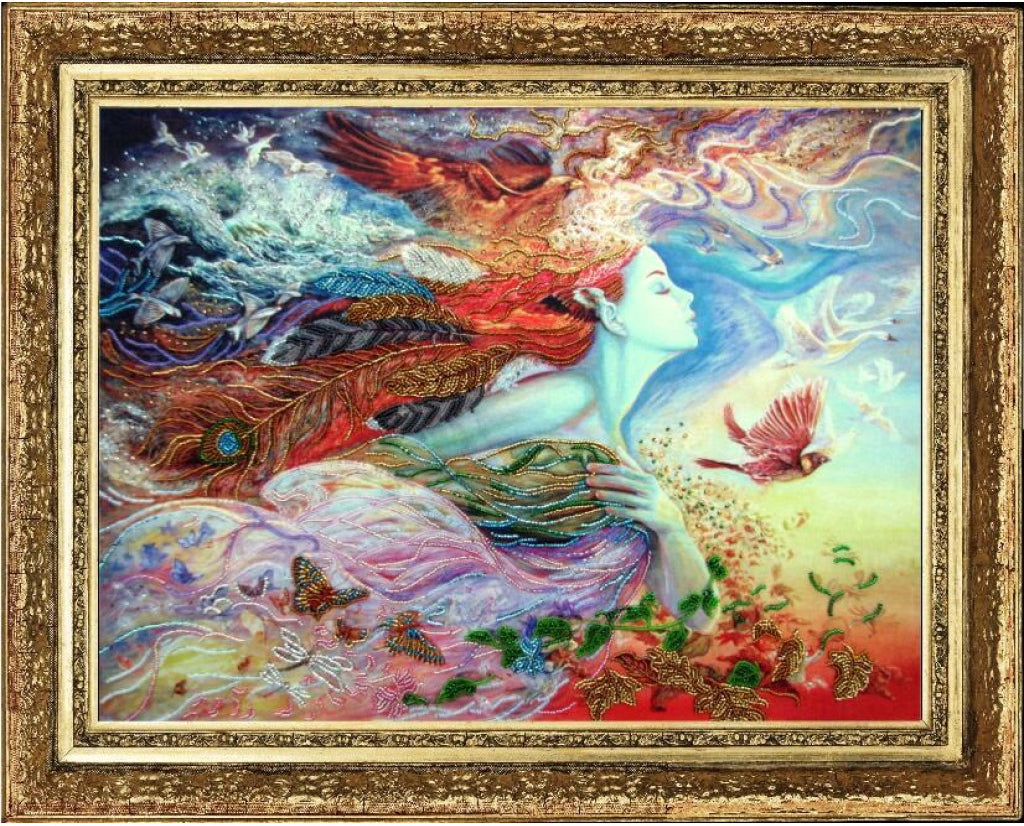 Bead Embroidery Kit Breath of Flight DIY