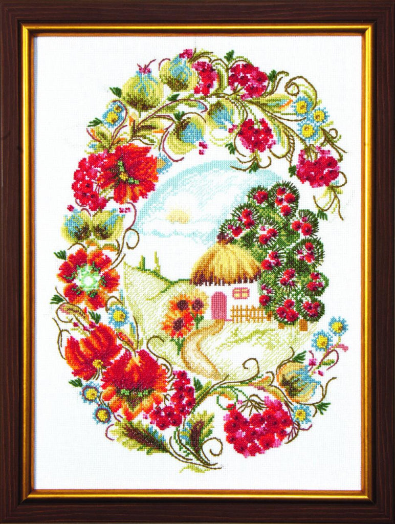 Counted Cross Stitch Kit Summer landscape DIY Charivna mit