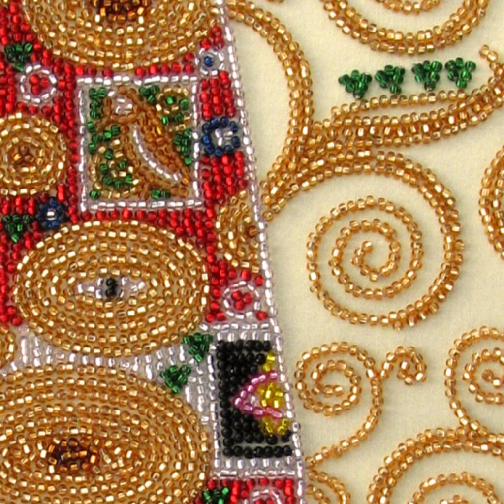 Bead embroidery kit Accomplishment Klimt DIY