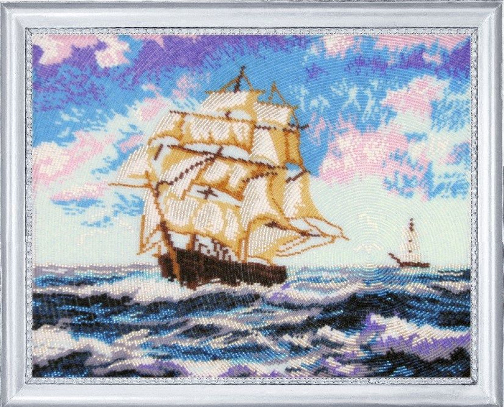 Perlenstickerei-Set Fregatte DIY