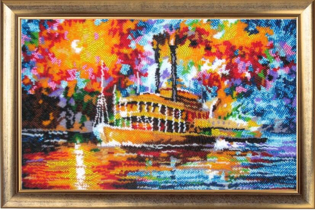 Perlenstickerei-Set Steamer DIY