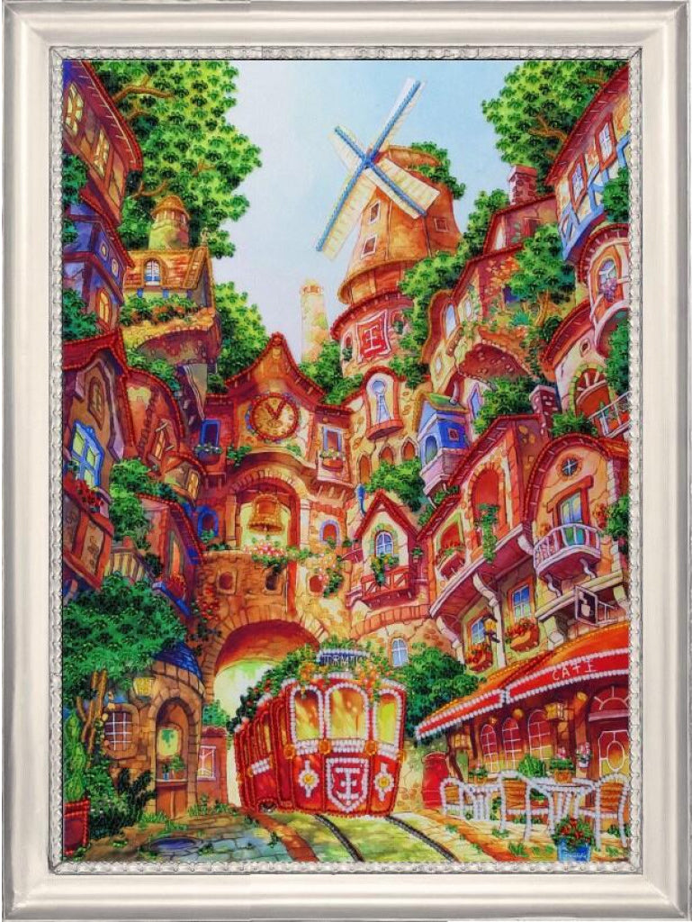 Kit de broderie de perles Tram DIY