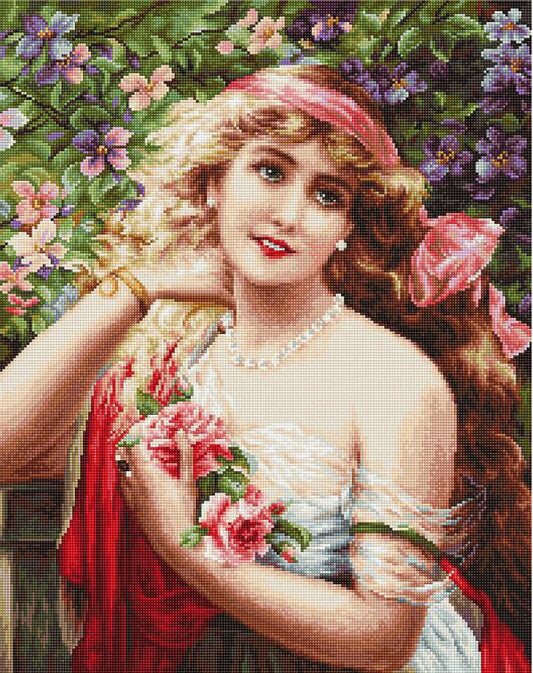 Gobelin kit Tapestry embroidery Kit Lady DIY Luca-S