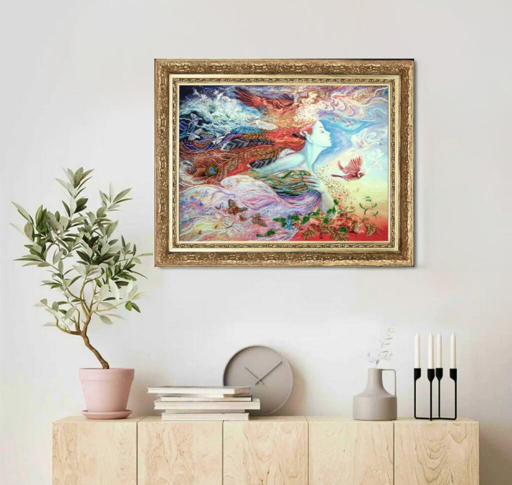 Bead Embroidery Kit "Breath of Flight" DIY