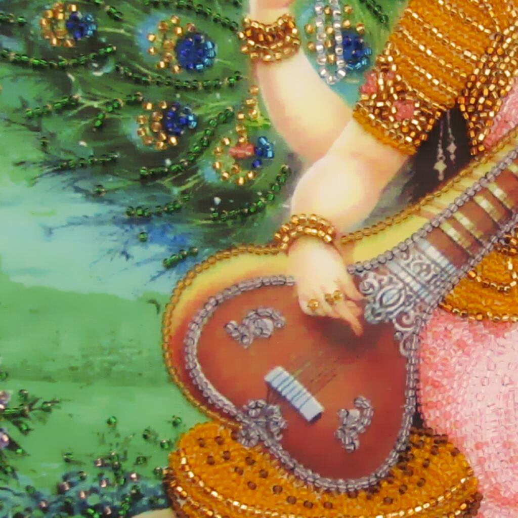 Bead embroidery kit Saraswati DIY
