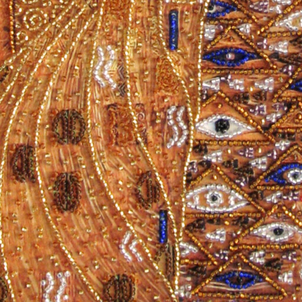 Bead embroidery kit Golden Adele Klimt DIY