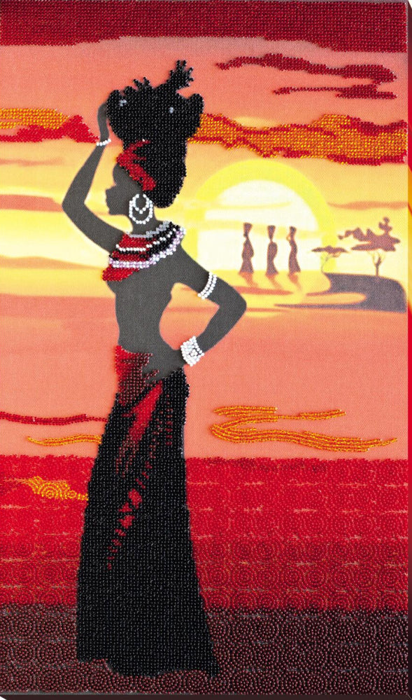 Kit de broderie de perles Afrique DIY