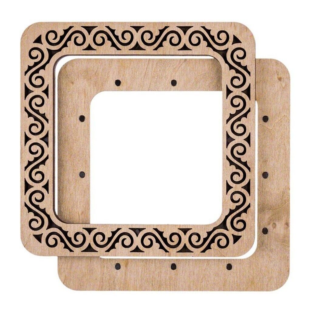 Wooden embroidery frame on magnets Magnetic embroidery frame 14x14cm 5.6"x5.6"