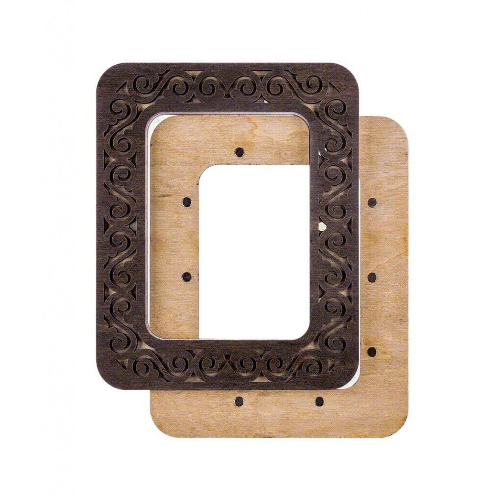 Wooden embroidery frame on magnets Magnetic embroidery frame 10.5x13cm 4.2"x5.2"