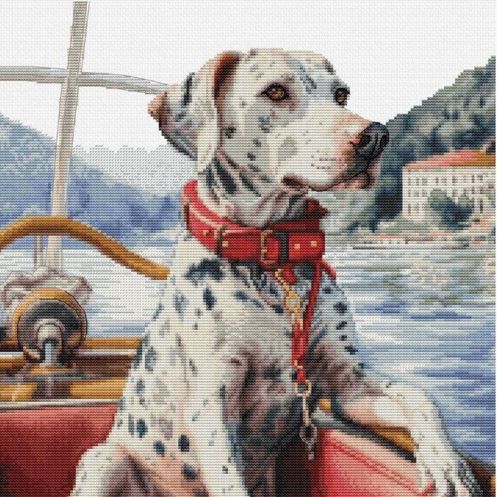 Counted Cross Stitch Kit Dalmatian Dog DIY Luca-S ©Maria-Magdalena