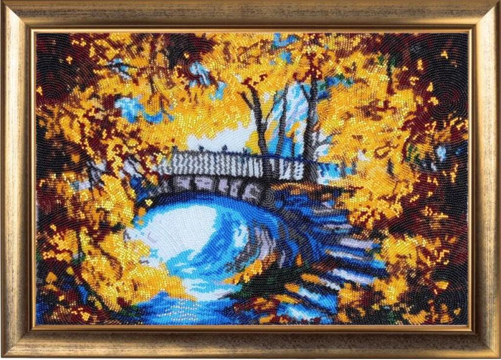 Kit complet de broderie de perles Autumn Park DIY