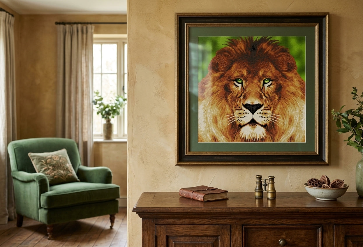 Bead Embroidery Kit "Lion" DIY