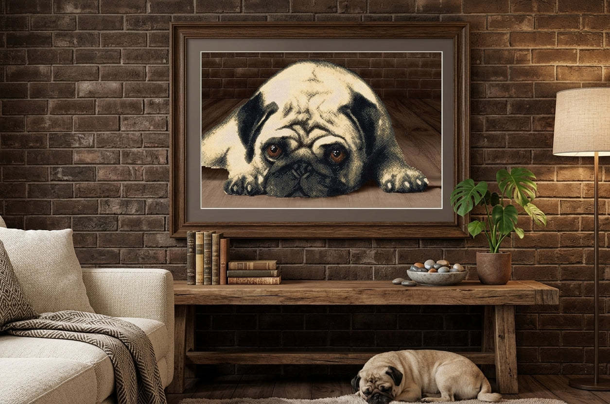 Bead Embroidery Kit "Dog" DIY