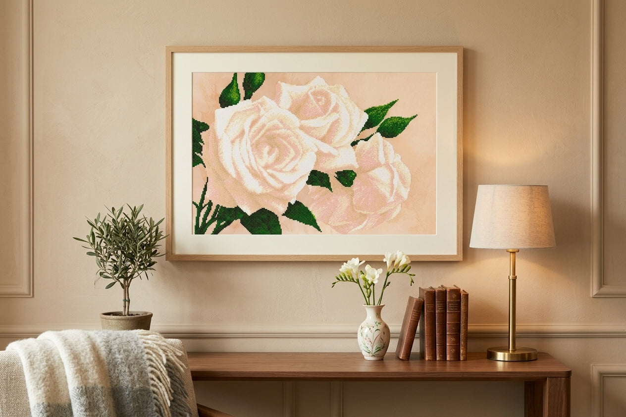Bead Embroidery Kit "Roses Flowers" DIY