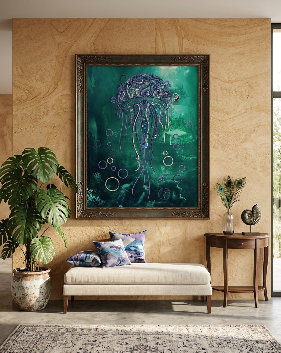Bead Embroidery Kit "Jellyfish" DIY