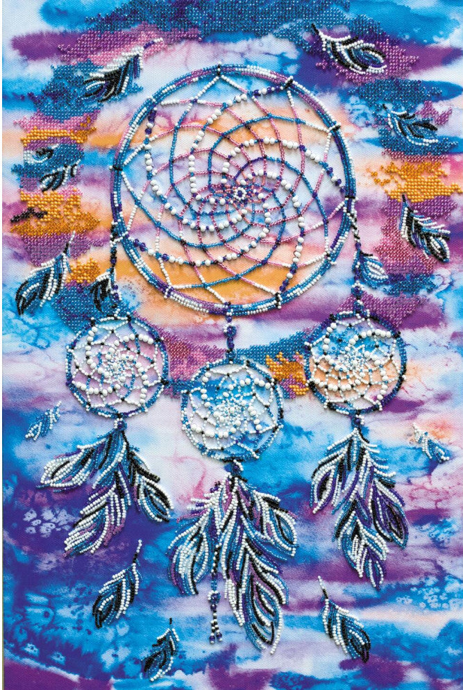 Bead Embroidery Kit Dream Catcher DIY Abris Art