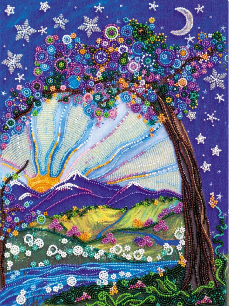 Kit de broderie de perles Jour et nuit DIY