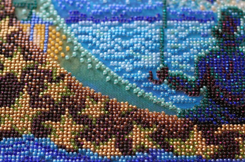 Bead Embroidery Kit Moonlight Sonata DIY Abris Art