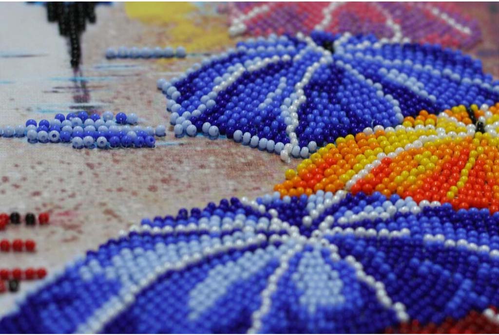 Perlenstickerei-Set Herzkönigin DIY Abris Art