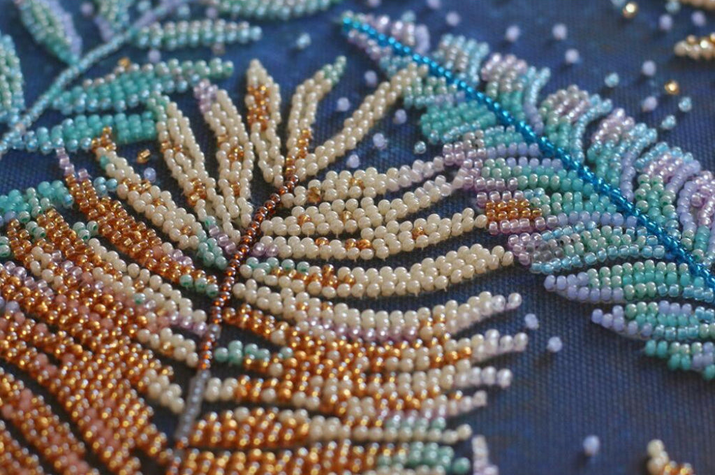 Bead Embroidery Kit Tropical night DIY Abris Art