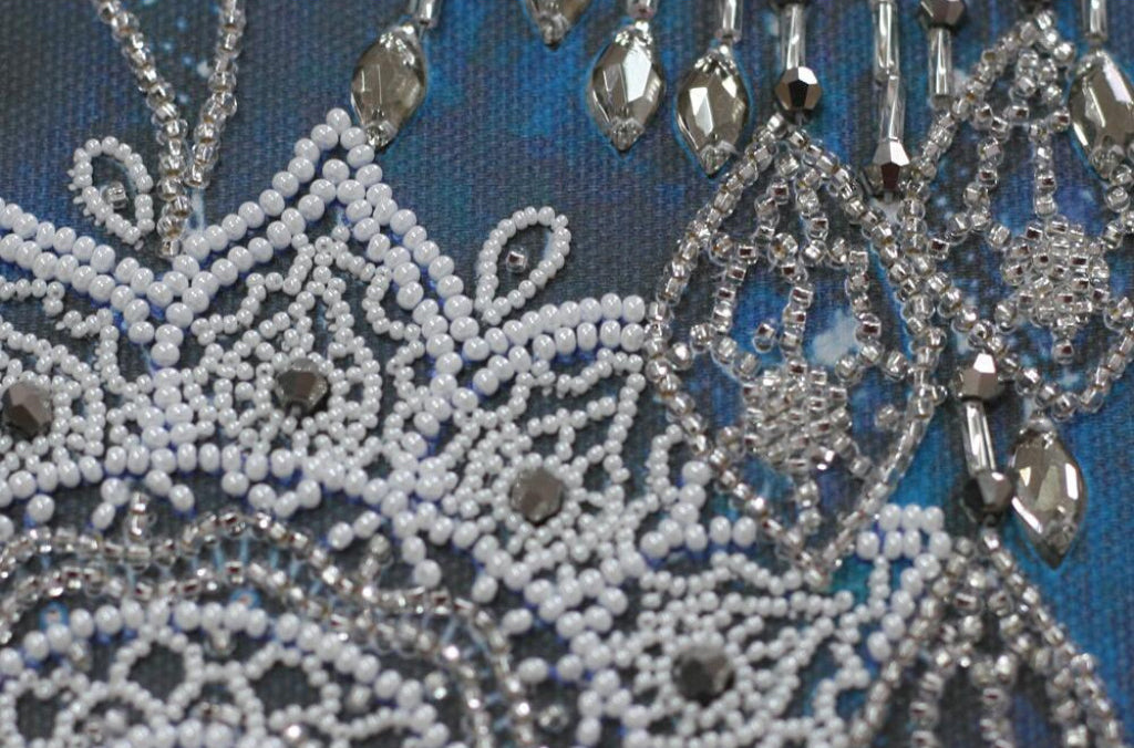 Kit de broderie de perles Fleurs de nuit DIY