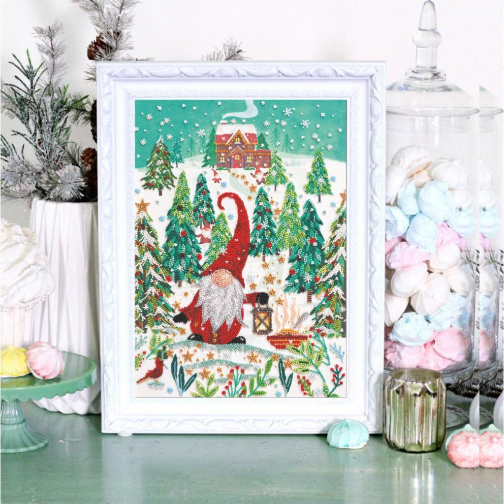 Bead Embroidery Kit Visiting the Dwarfs DIY Abris Art