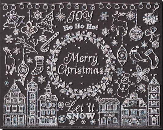 Kit de broderie de perles Joyeux Noël DIY
