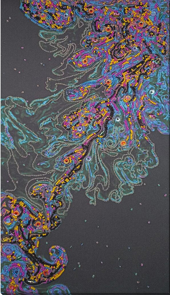 Bead Embroidery Kit Cosmic dream DIY Abris Art