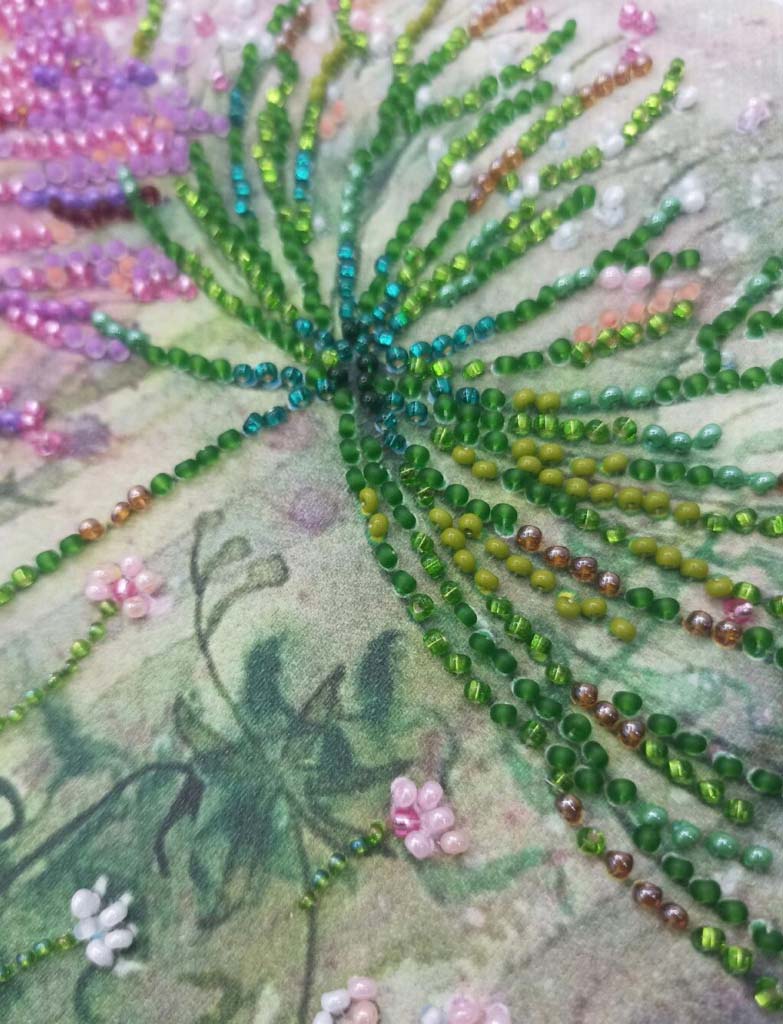 Perlenstickerei-Set Pusteblumen DIY Abris Art