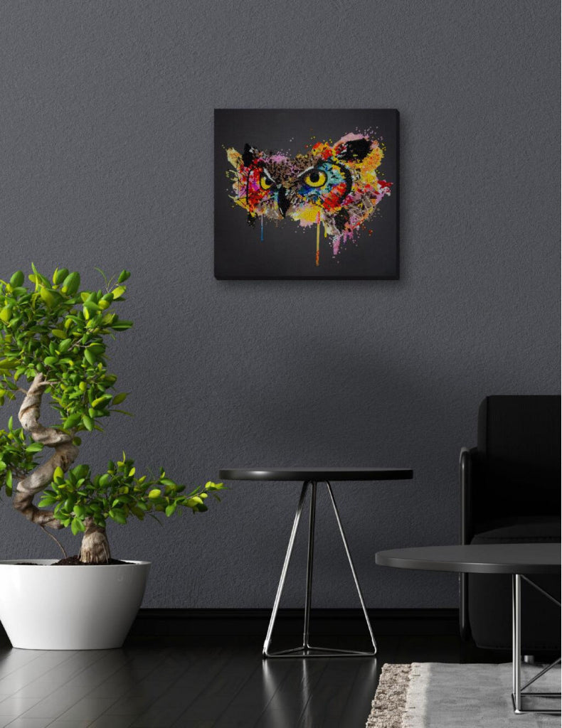 Perlenstickerei-Set Eule DIY