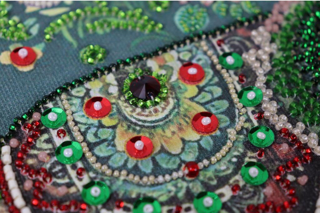 Bead Embroidery Kit Elephant DIY Abris Art