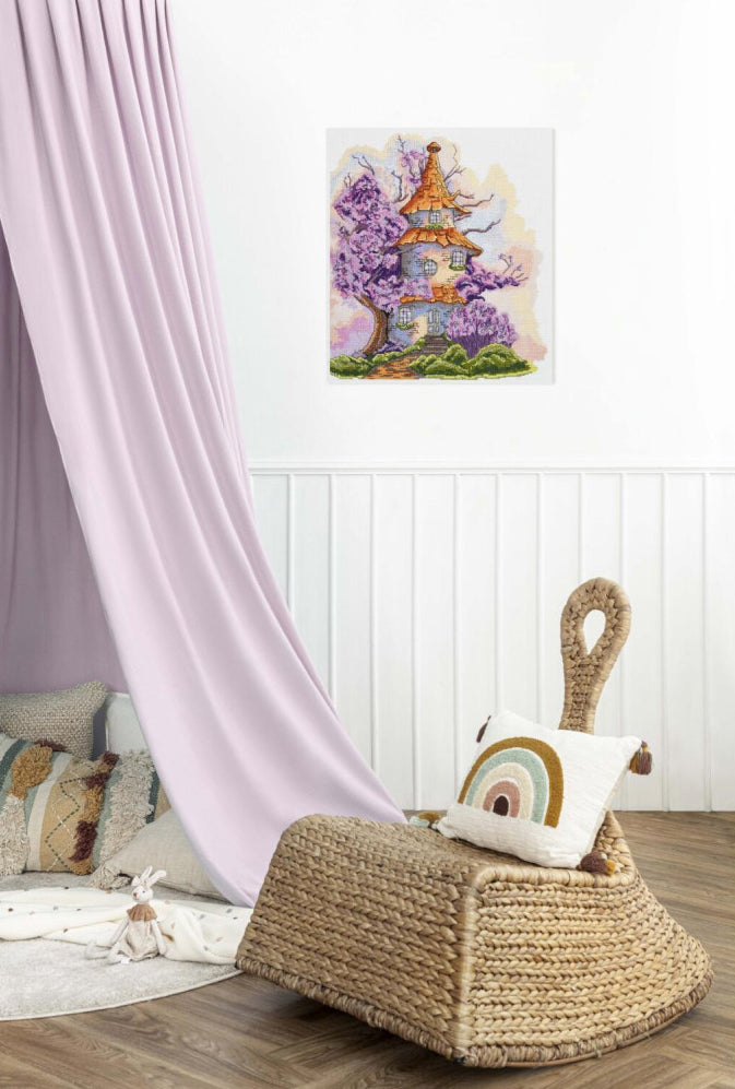 Counted Cross Stitch Kit "Fairy house" DIY by Abris Art