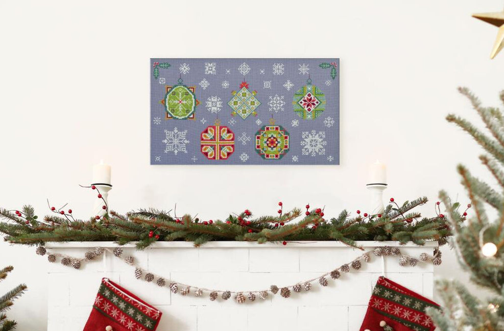 Counted Cross Stitch Kit "Christmas mood" DIY by Abris Art