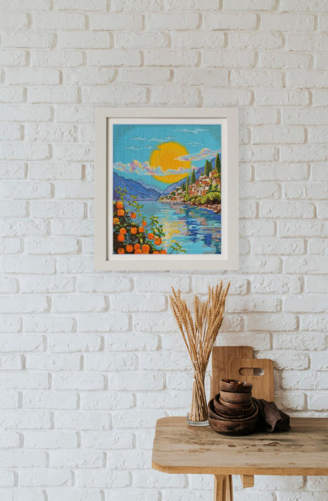 Counted Cross Stitch Kit "Sun of Sicily" DIY by Abris Art