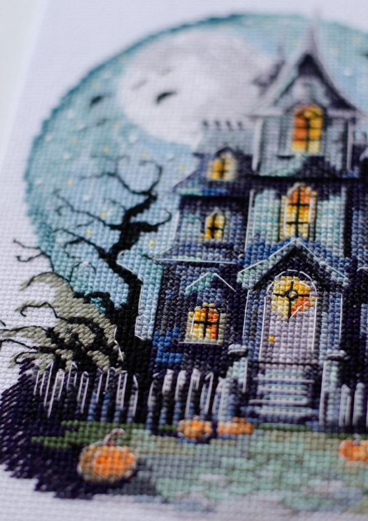 Kreuzstichset „Magische Seiten“ Halloween DIY Abris Art