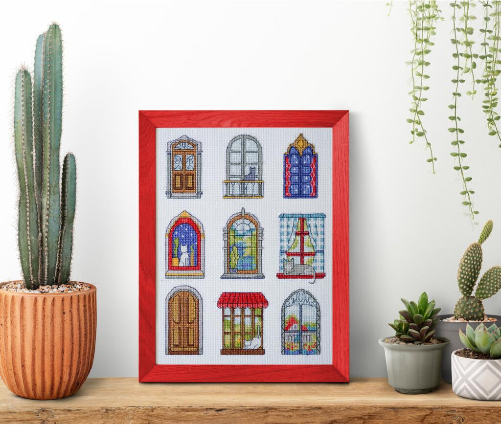 Counted Cross stitch kit "Home" DIY by Abris Art