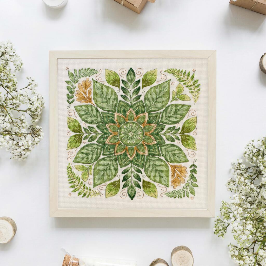Counted Cross stitch kit "Dance of the Leaves" DIY by Abris Art