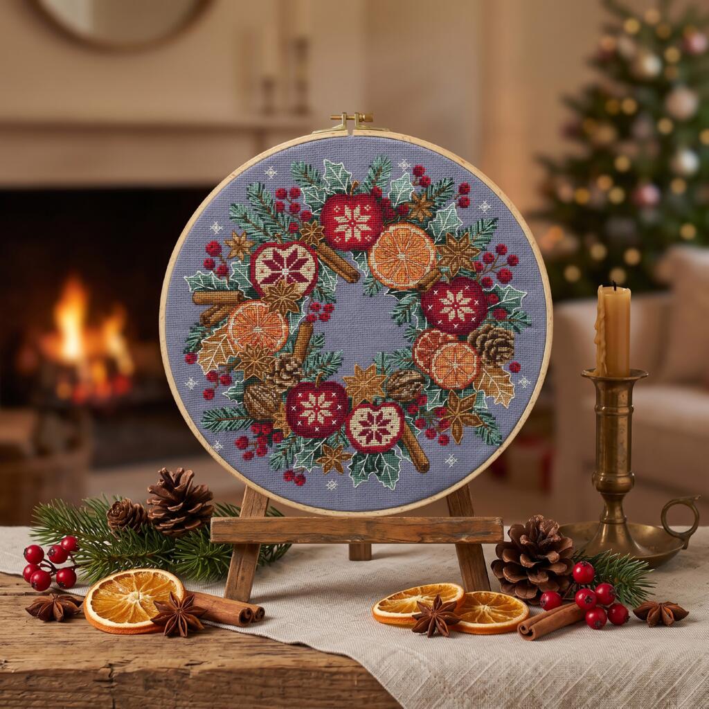 Counted Cross stitch kit "Christmas Wonders" DIY by Abris Art