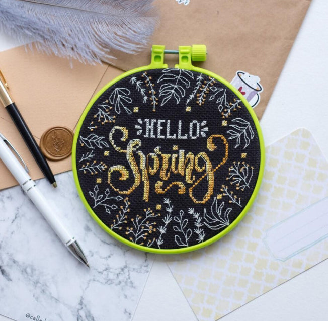 Counted Cross stitch kit Spring DIY Abris Art