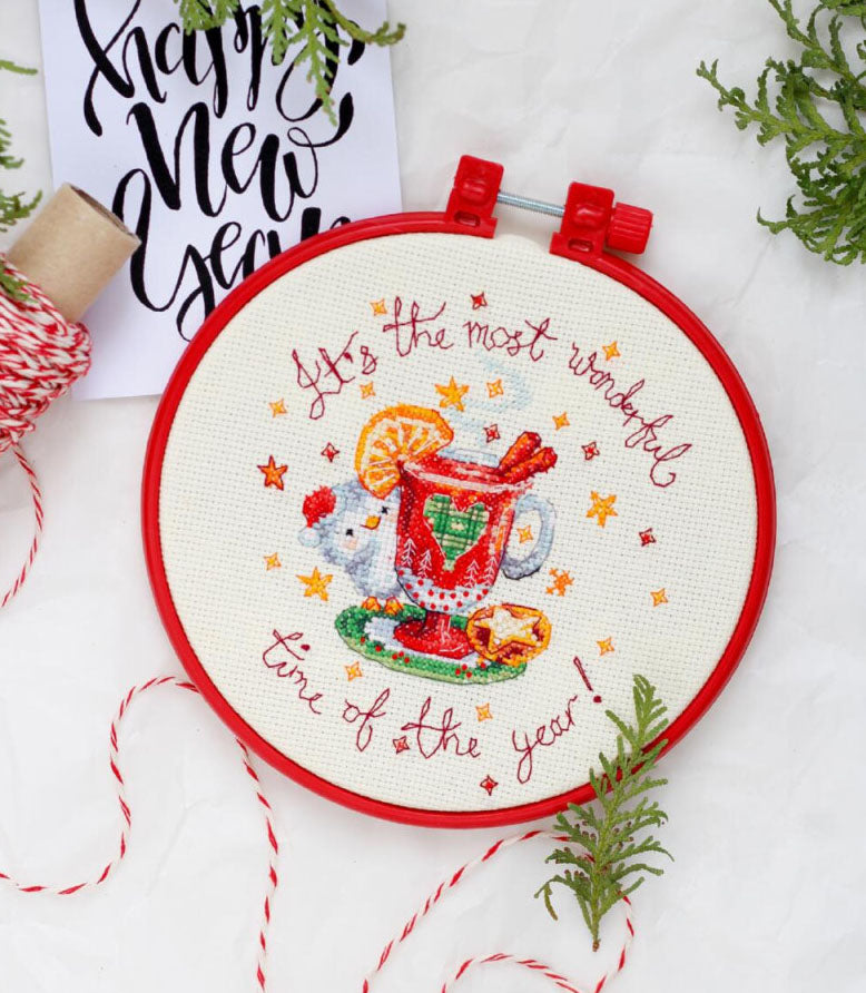 Counted Cross stitch kit Sweet orange DIY Abris Art